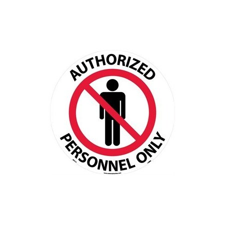 Nmc WALK ON FLOOR SIGN, 17 DIA, WFSM14 WFSM14